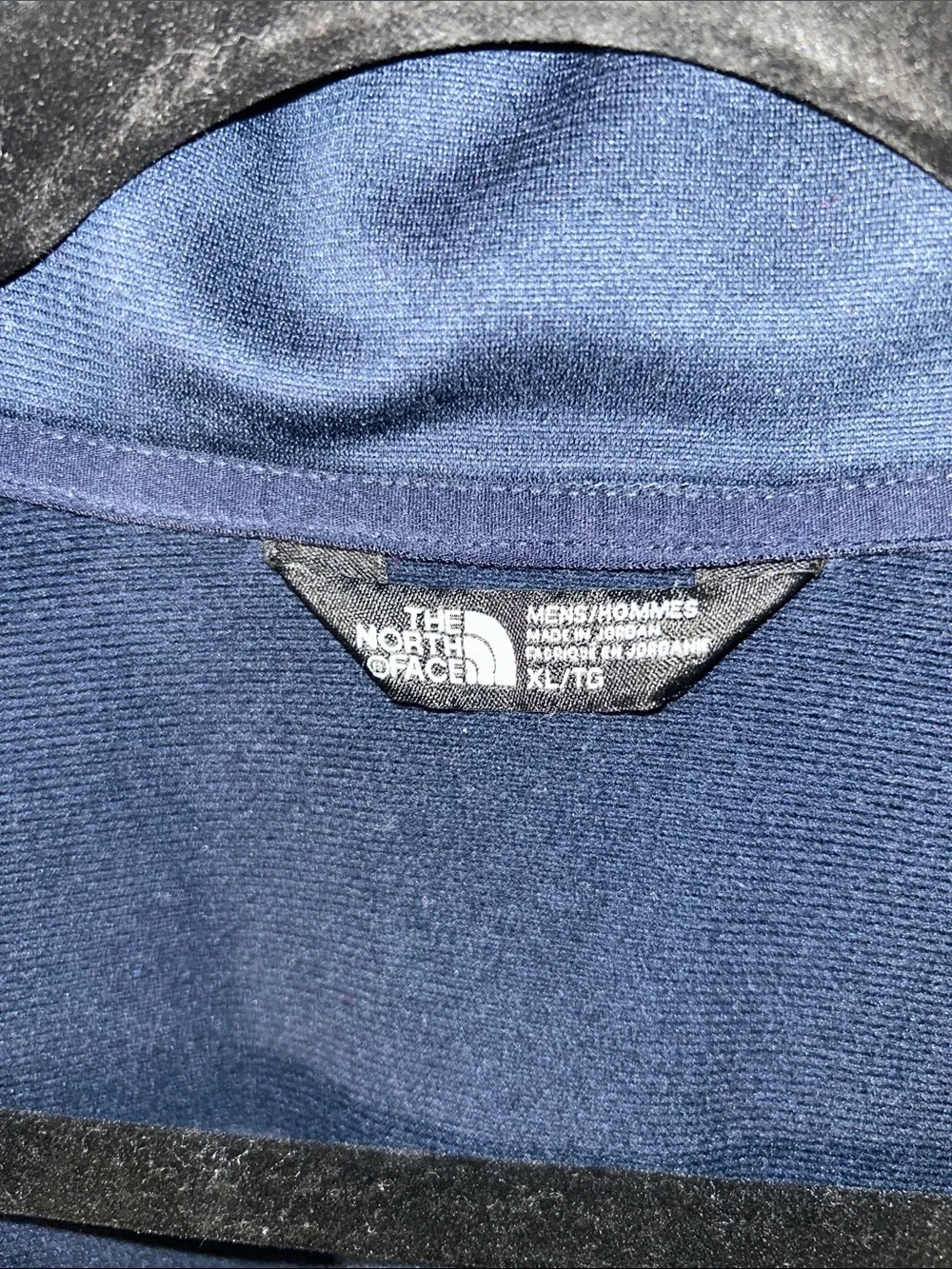 The North Face Navy & Black Camo Half-Zip Performance Pullover